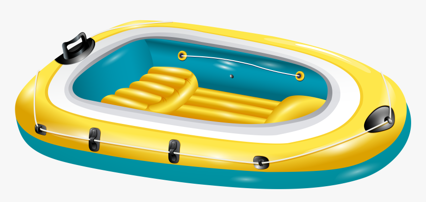 Summer Boat Transparent Clip Art Image Gallery Yopriceville - Inflatable Raft Clip Art, HD Png Download, Free Download