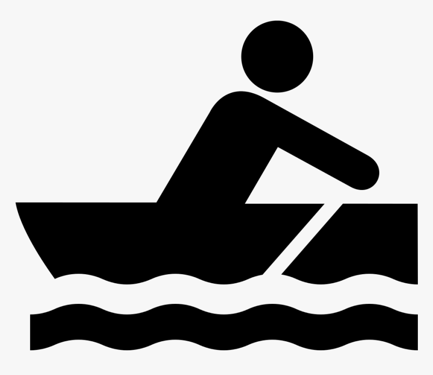 File - Rowboat Symbol - Svg - Wikimedia Commons - Rowboat Symbol, HD Png Download, Free Download