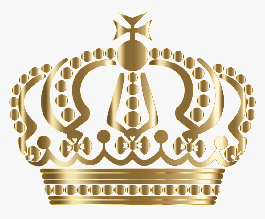 Gold Queen Crown - Queen Gold Crown Clip Art, HD Png Download, Free Download