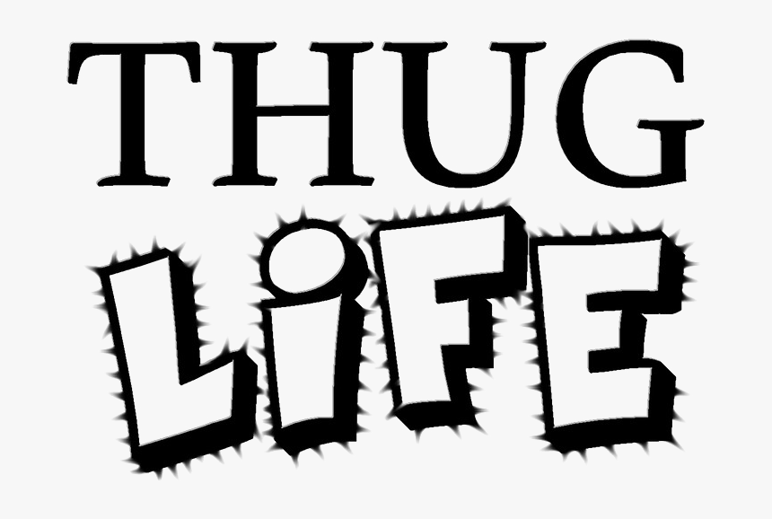 Thug Life Logo Png Download Image - Illustration, Transparent Png, Free Download