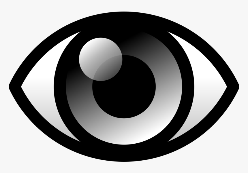 Monochrome Photography,symbol,logo - Eye Icon White Png, Transparent Png, Free Download