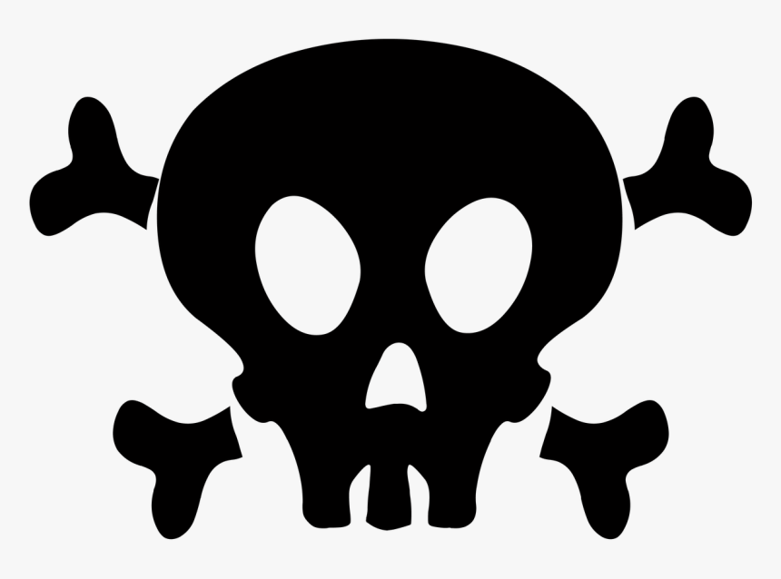 Skeleton, Skull, Bone, Skull And Bones, Halloween - Caveira Png, Transparent Png, Free Download