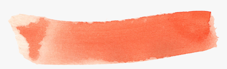 Brush Stroke Watercolor Background Png, Transparent - Peach Watercolor  Brush Stroke Png, Png Download - kindpng