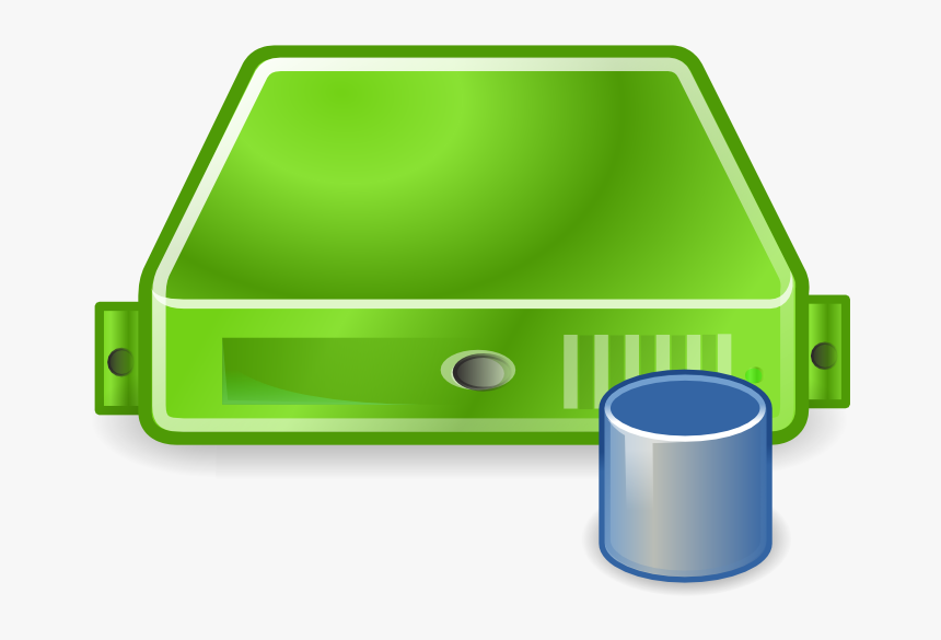 Server Database Green - Server And Database Icons, HD Png Download, Free Download