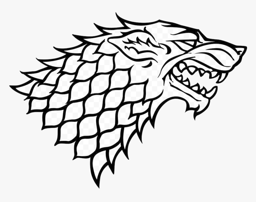 Game Of Thrones Stark Sigil Clipart Daenerys Targaryen - Stark Logo, HD Png Download, Free Download