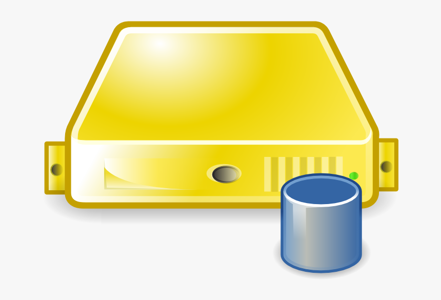 Server Database Yellow - 데이터 베이스 서버 아이콘, HD Png Download, Free Download