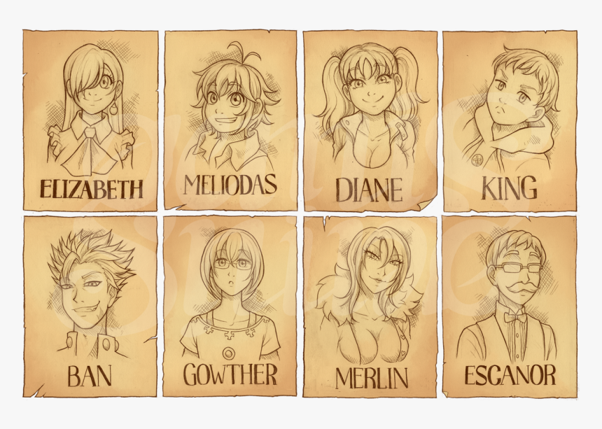 Ban seven deadly sins drawing  Imgflip