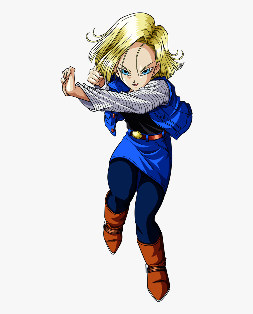 Android 18 Png Android 18 - Android 18 Dragon Ball Render, Transparent Png, Free Download