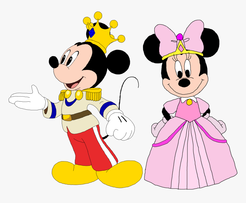 Prince Mickey And Princess Minnie - Mickey Mouse Princess, HD Png ...