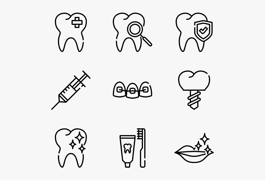 Dentist - Family Line Icon Png, Transparent Png, Free Download