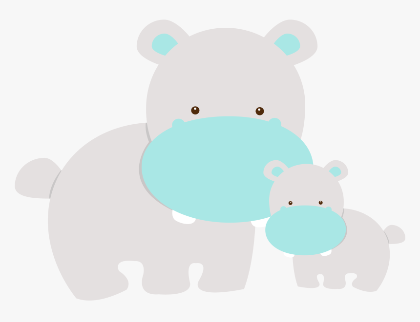 Minus Say Hello True - Baby And Mommy Animal Clipart, HD Png Download, Free Download