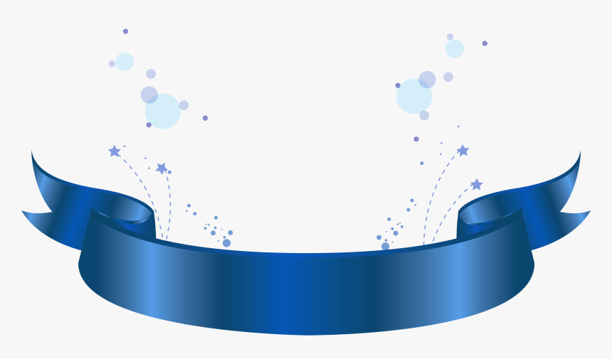 Transparent Background Blue Ribbon Png, Png Download, Free Download