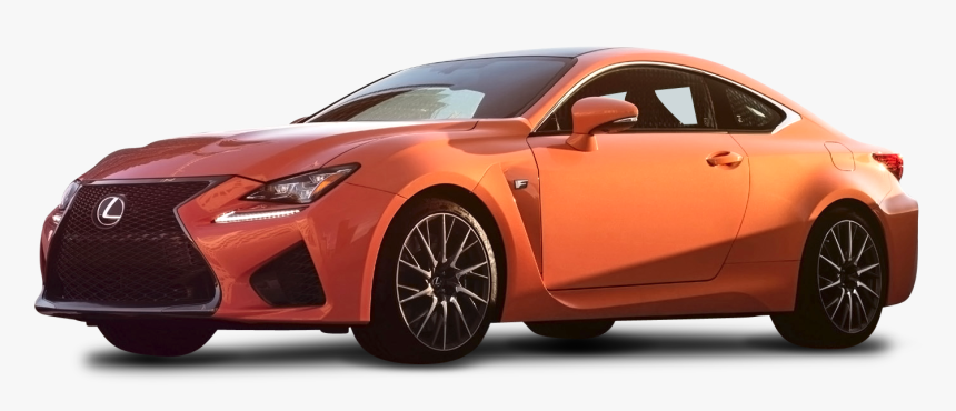 Orange Lexus Rc F Car Png Image - Lexus Rc F Wallpaprr, Transparent Png, Free Download