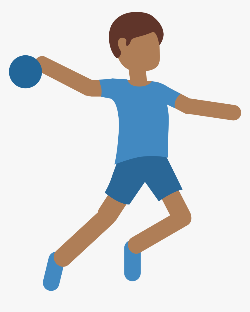 Transparent Throwing Png - Emoji Handball, Png Download, Free Download