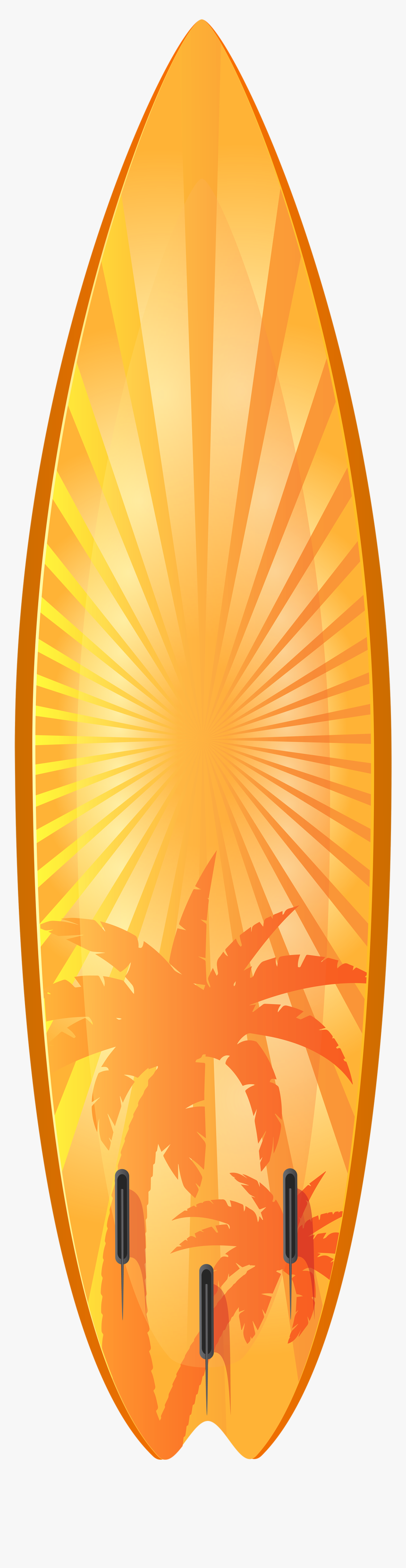 Summer Clipart Surf - Summer Surf Board Png, Transparent Png, Free Download