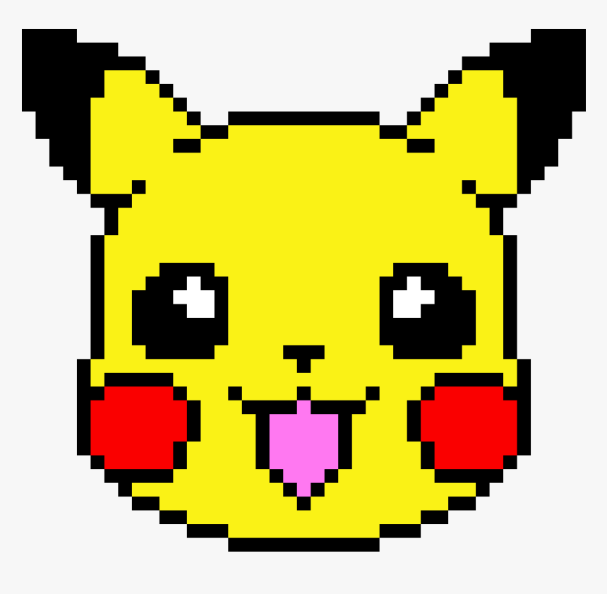 Pixel Art Cute Pikachu , Png Download - Pikachu In Graphing Paper ...