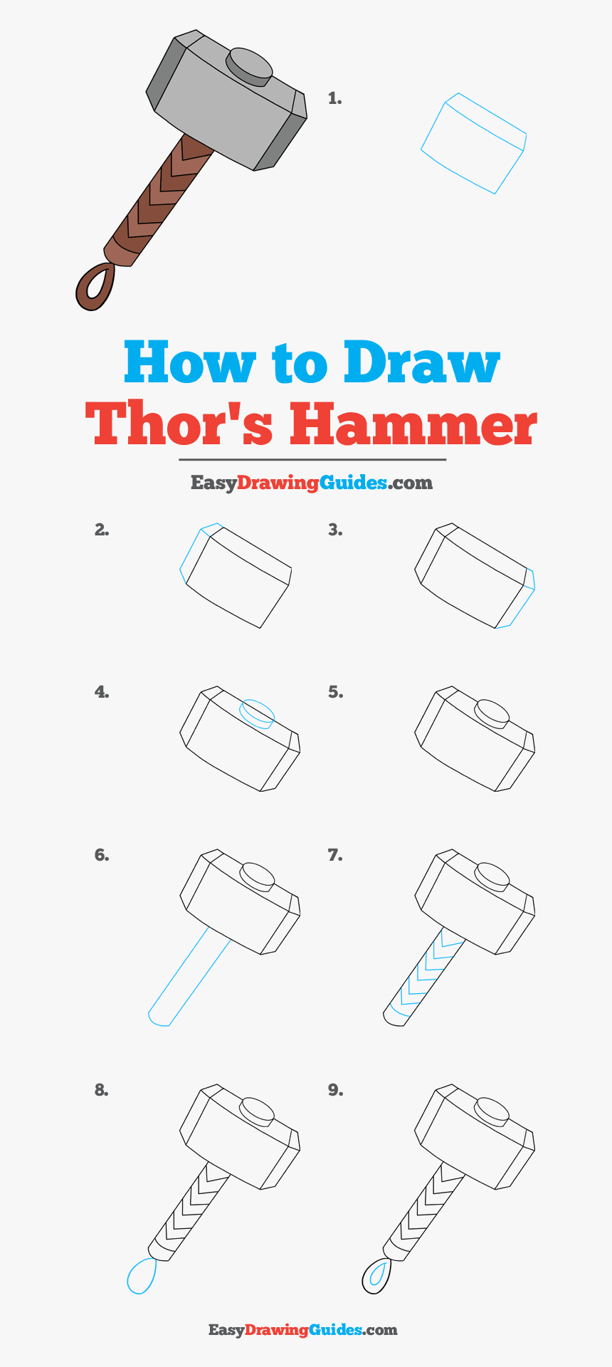 Thor & Capt. Fairy-tale characters. Drawings. Pictures. Drawings ideas for  kids. Easy and simple.