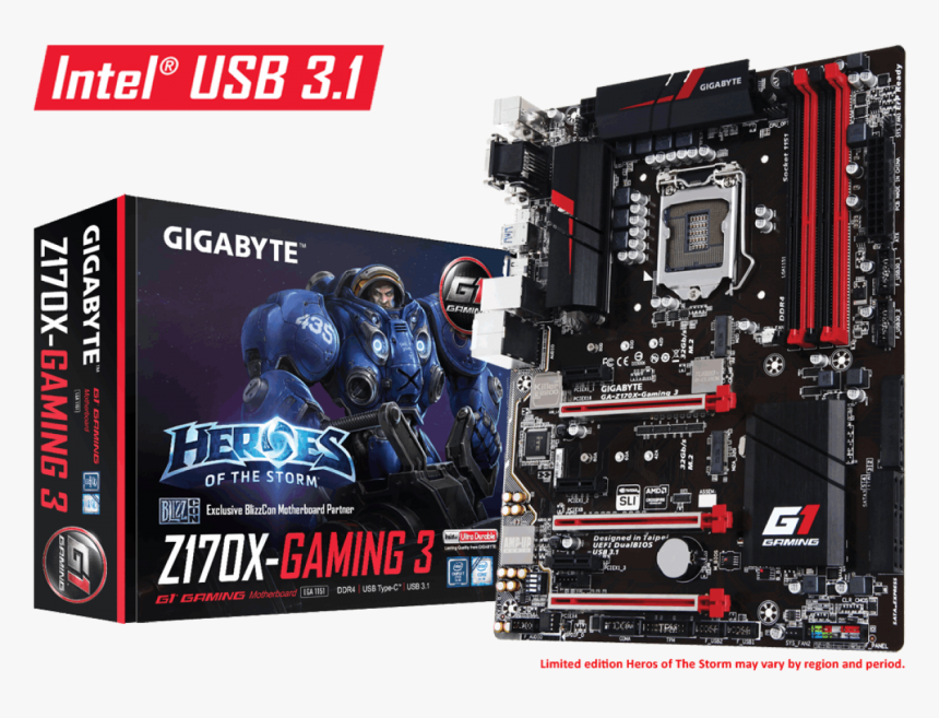 Mother Gigabyte Z170x Gaming 3, HD Png Download, Free Download