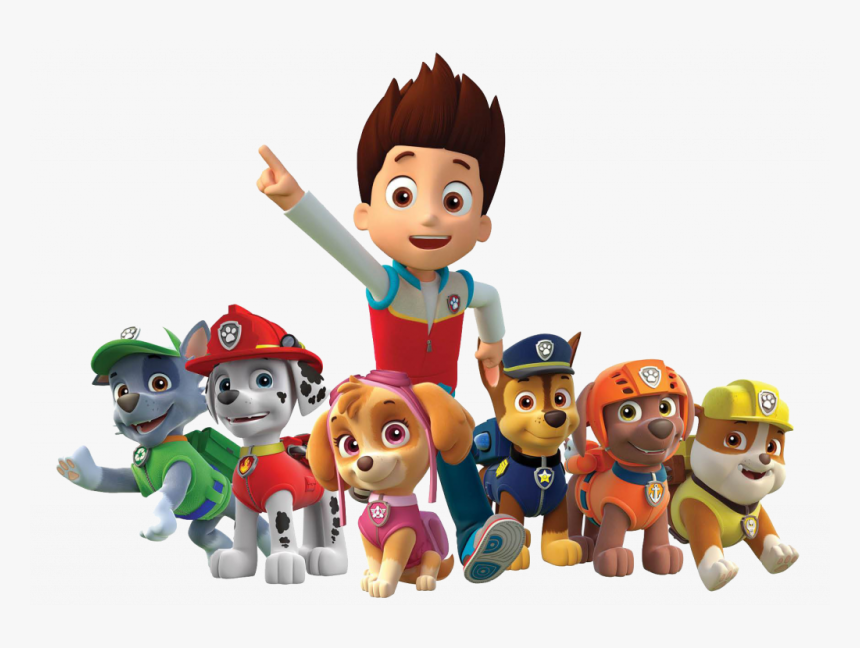 Paw Patrol Characters Pictures Coloring Books Outstanding - Paw Patrol Transparent Background, HD Png Download, Free Download