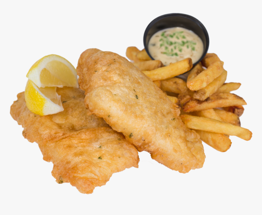 Barbs Halibut And Chips - Fish Food Image Png Hd, Transparent Png, Free Download