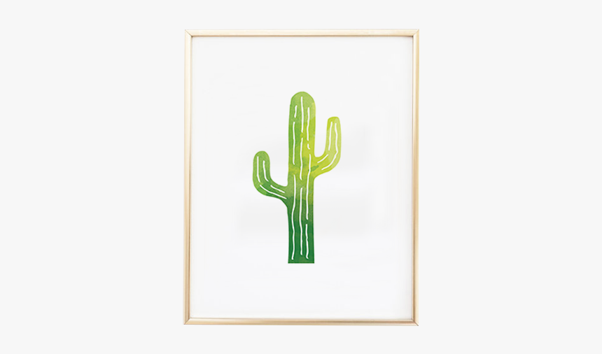 Cactus Art Print, HD Png Download, Free Download