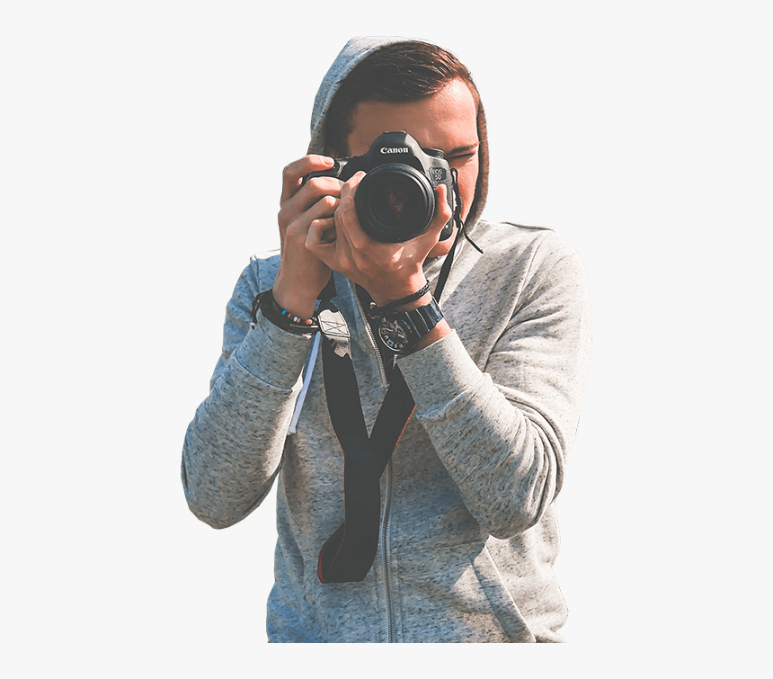 Young Photographer Png, Transparent Png, Free Download