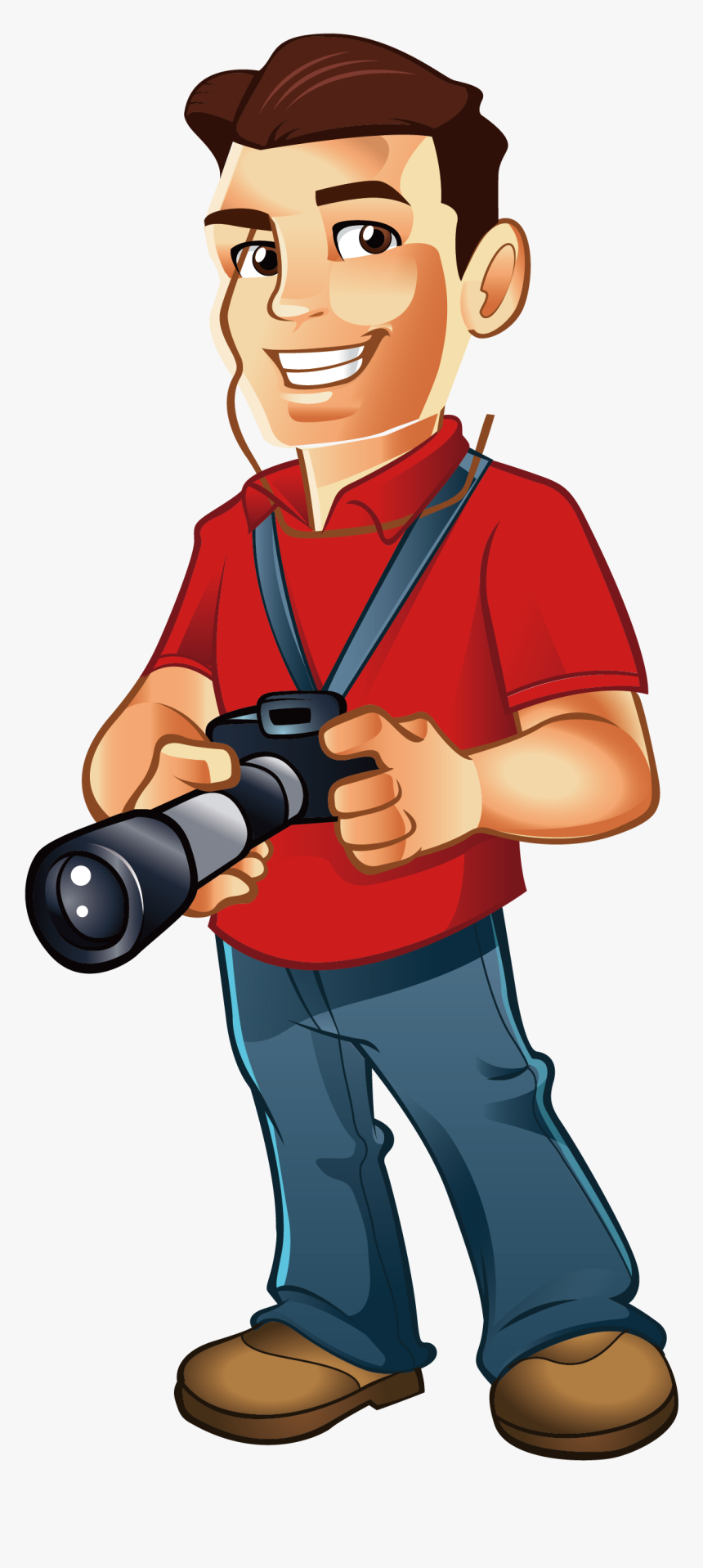Photography Clipart Male Photographer - Professional Photographer Photographers Clipart, HD Png Download, Free Download