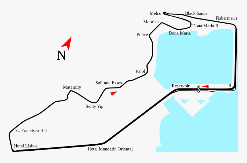 Macau Grand Prix Track, HD Png Download, Free Download