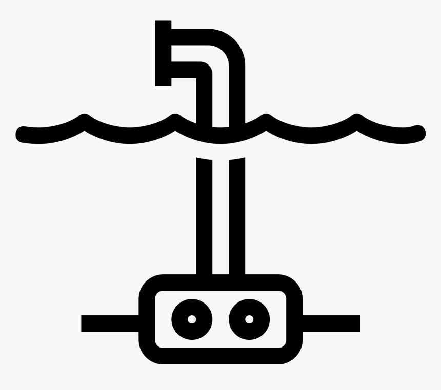 Periscope Icon Under Water - Periscope Icon Png, Transparent Png, Free Download