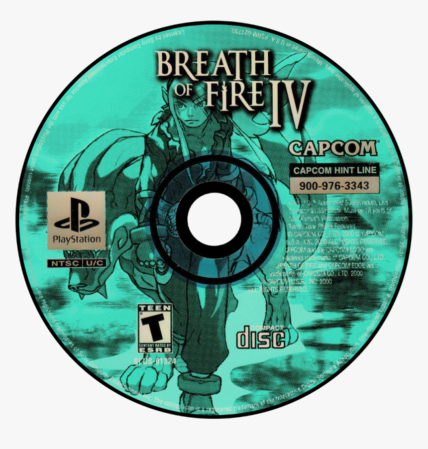 Breath Of Fire Iv - Capcom Logo (rockman X1), HD Png Download - kindpng