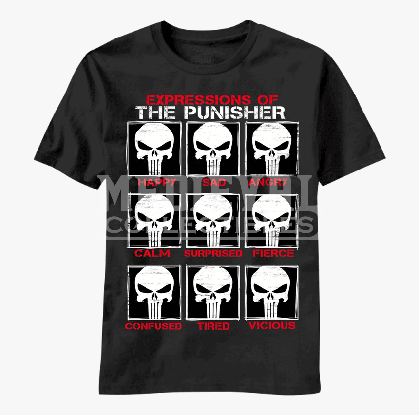 Expressions Of The Punisher T-shirt - Transformers Decepticon Shirt, HD Png Download, Free Download