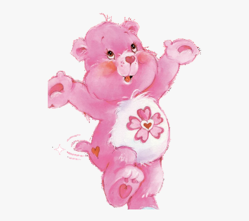 Sweet Sakura Care Bear , Png Download - Pink Care Bear With Flower, Transparent Png, Free Download