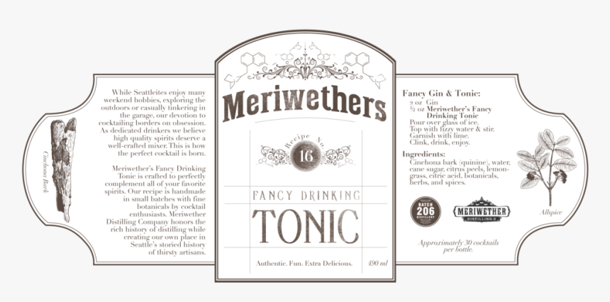 Tonic Label 6-01 - Poster, HD Png Download, Free Download