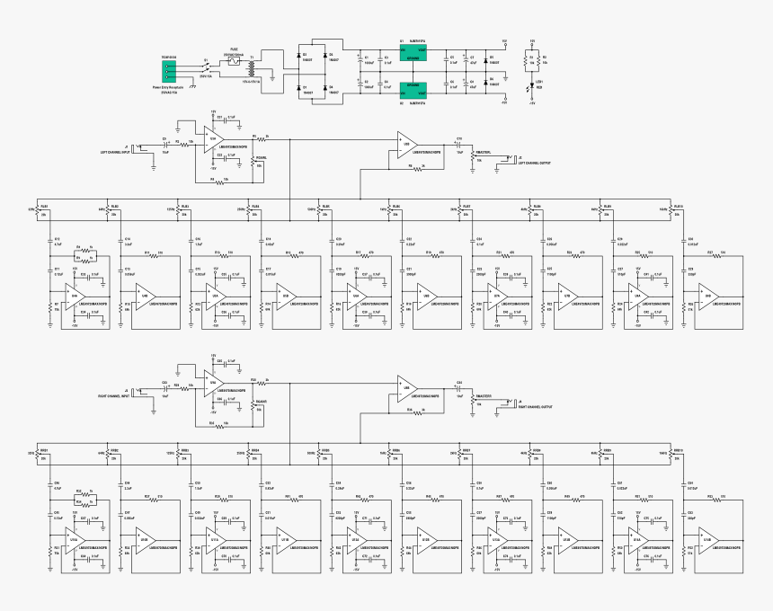 10 Band Equalizer Schematic, HD Png Download, Free Download