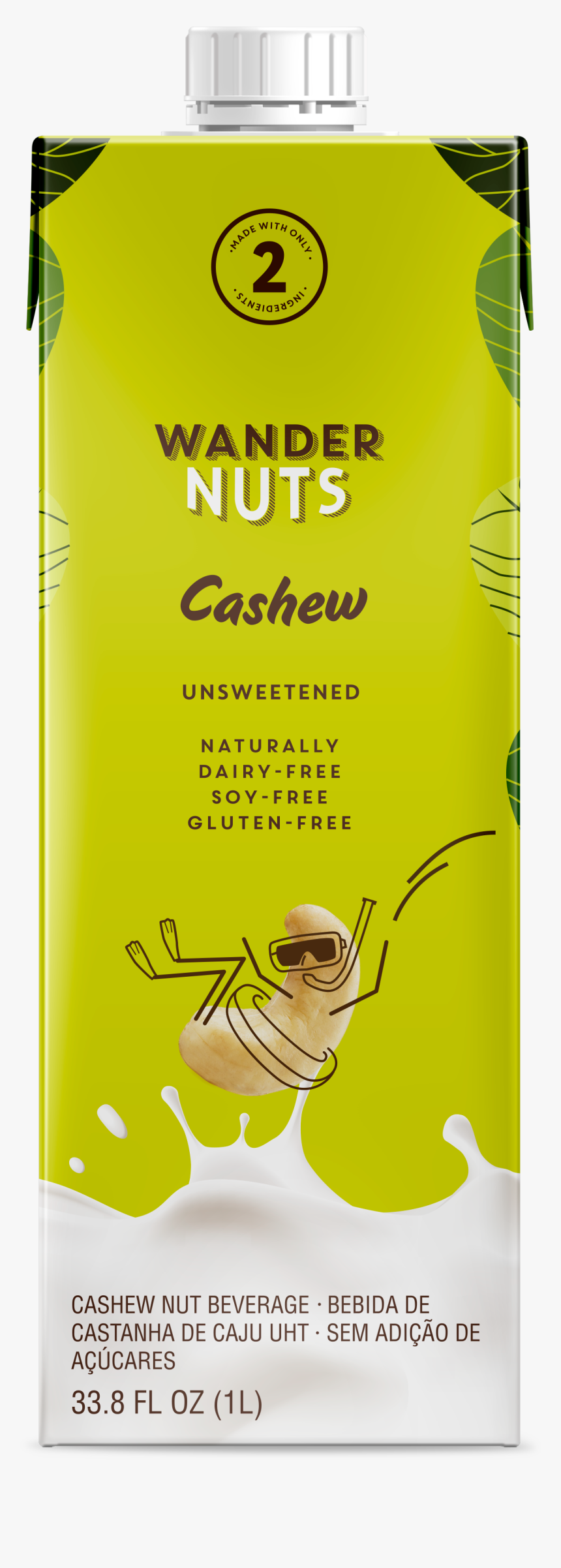 Cashew Nut Beverage - Plant Milk, HD Png Download, Free Download