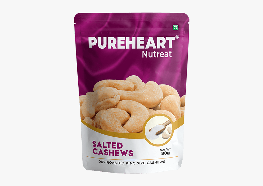 Salted Cashews - Pure Heart Cashew, HD Png Download, Free Download