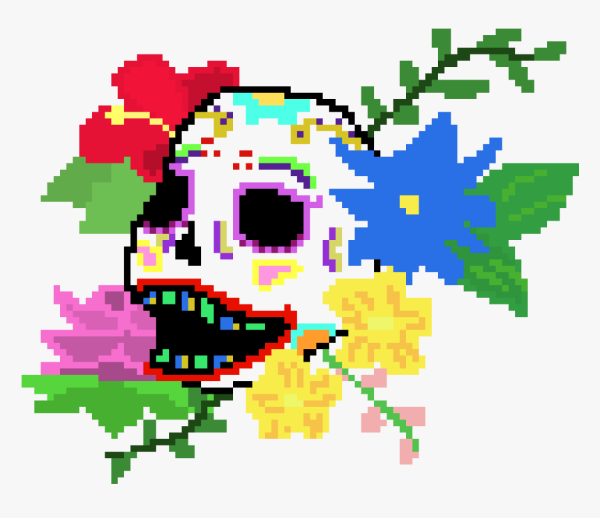 Day Of The Dead Pixel, HD Png Download, Free Download