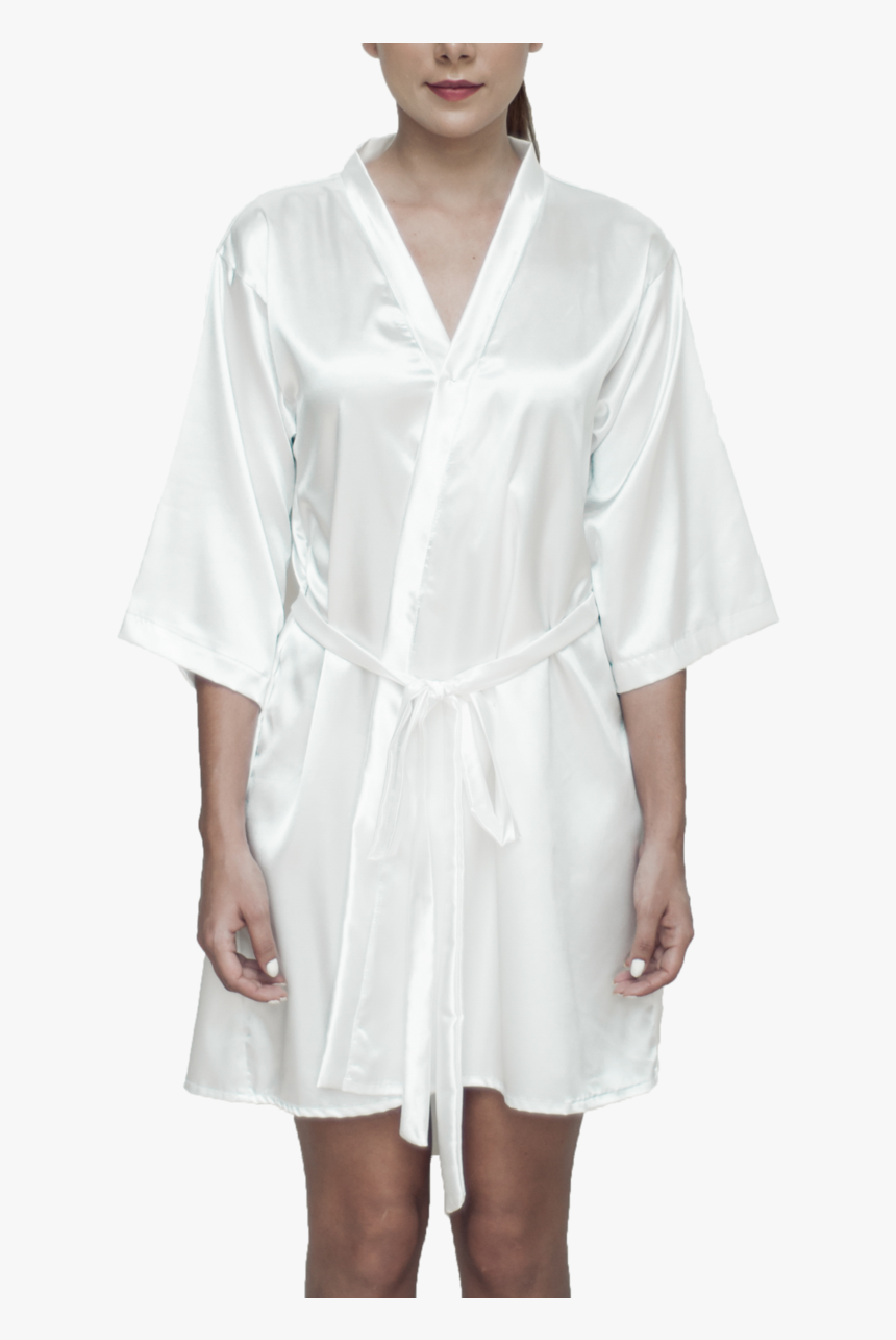 Plain Satin Robe - Cocktail Dress, HD Png Download, Free Download