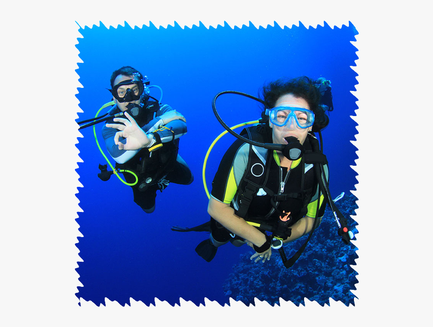 Two People Scuba Diving, HD Png Download, Free Download