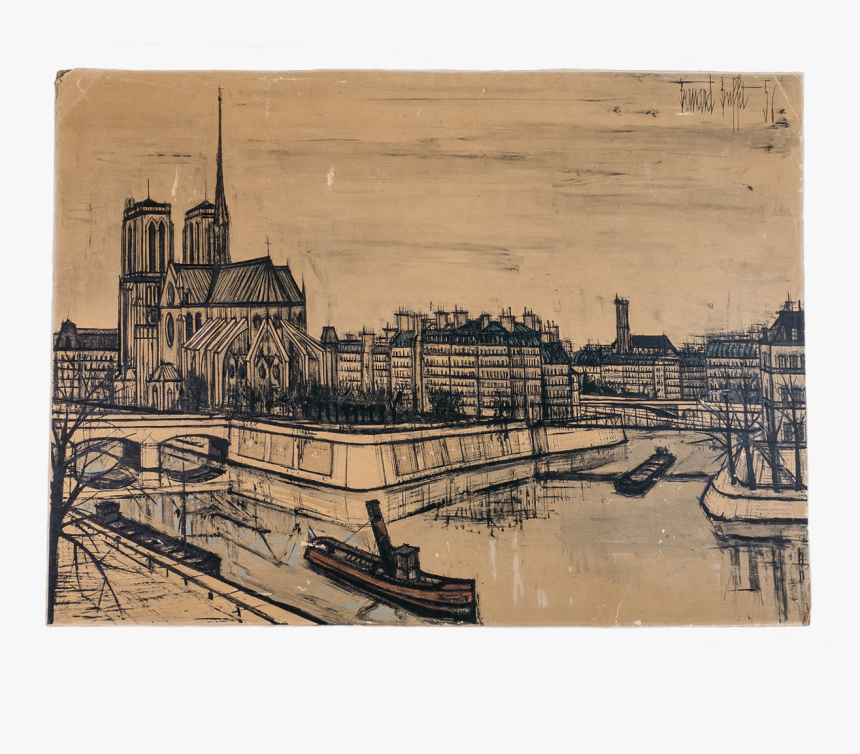 Buffet Thumbnail - Bernard Buffet Notre Dame, HD Png Download, Free Download