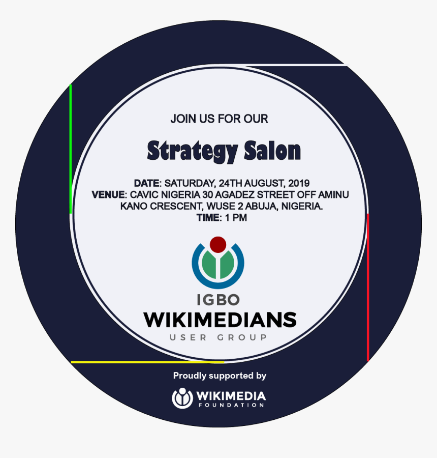 Strategy Salon Flyer - Wikimedia Foundation, HD Png Download, Free Download