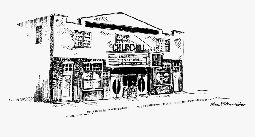 Church Hill Theater - Technical Drawing, HD Png Download, Free Download