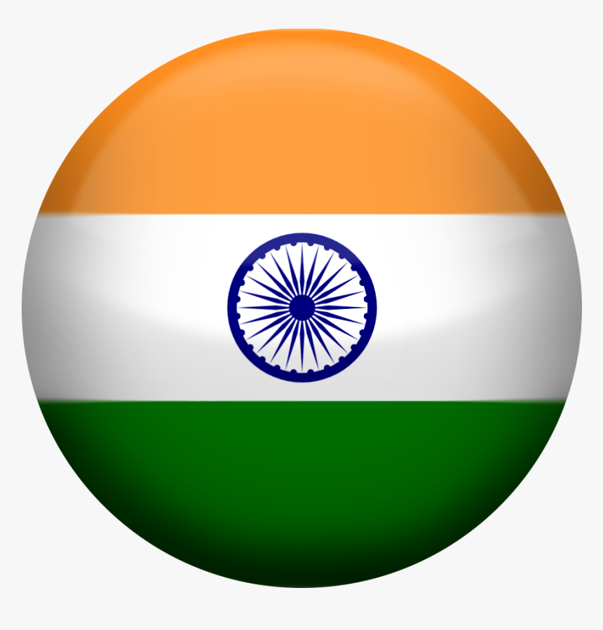 Indian Flag Button - India Flag Button Png, Transparent Png, Free Download