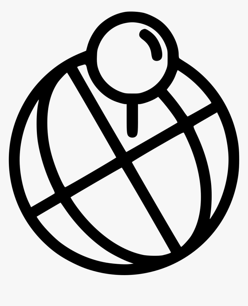 Download Globe World Geo Pin Pointer Svg Png White Globe Icon On Grey Background Transparent Png Kindpng