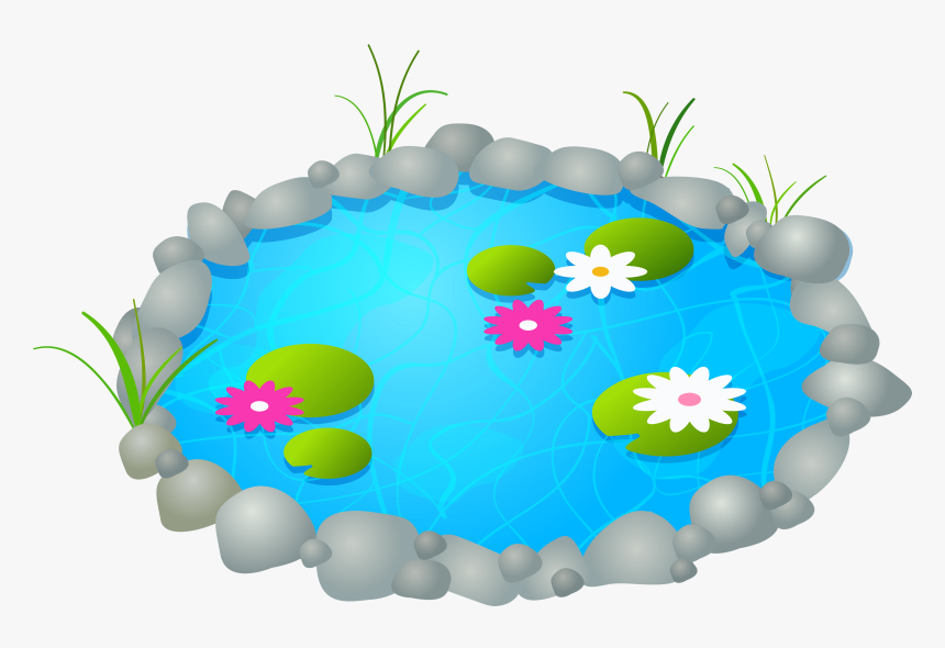 Garden Pond Png Pinterest - Pond Clipart, Transparent Png, Free Download