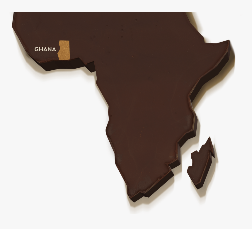 Continent Of Africa Made Of Whittaker"s Chocolate - Whittakers Bean To Bar, HD Png Download, Free Download