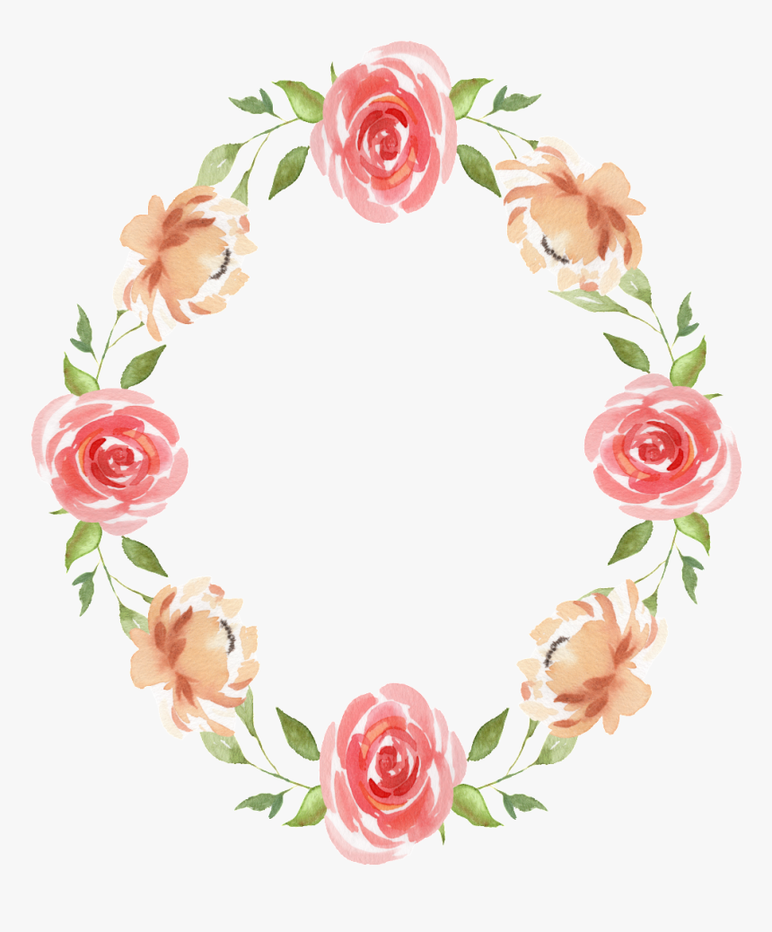 Transparent Wreath Png Transparent - Garden Roses, Png Download - kindpng