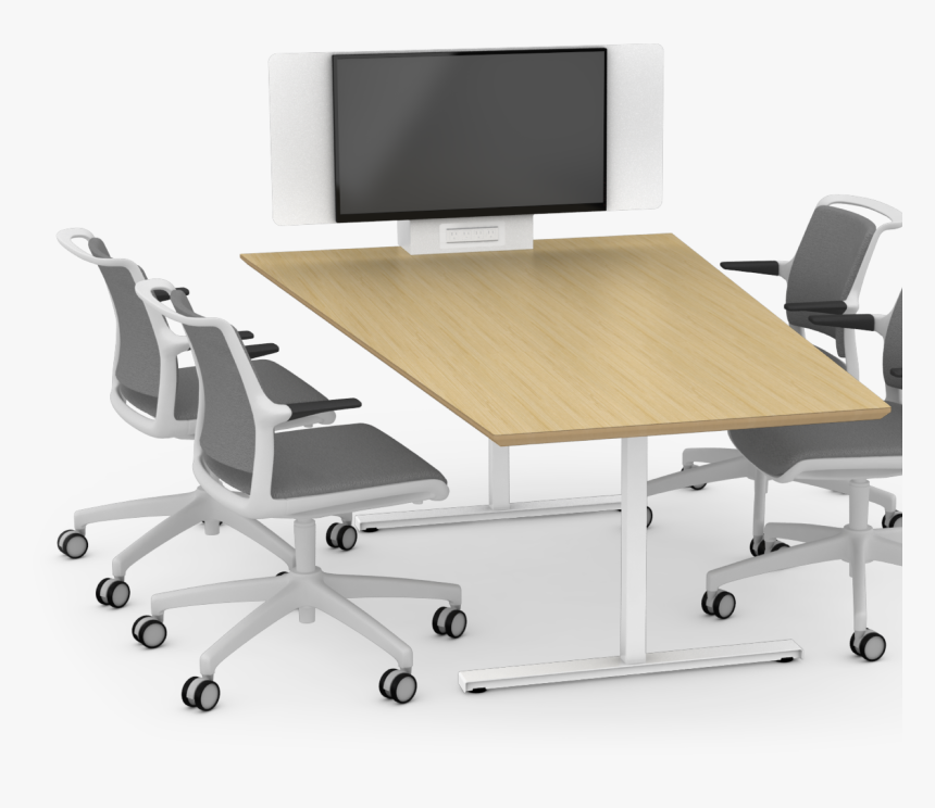 Mediafast Table - Trapezoid Video Conference Table, HD Png Download, Free Download