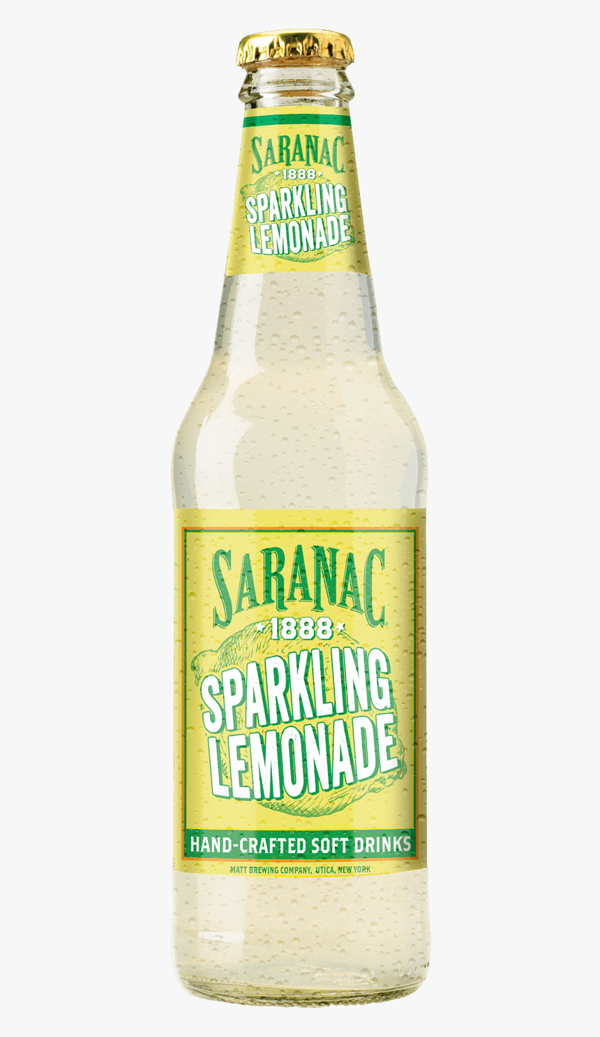 Saranac 1888 Sparkling Lemonade Bottle - Saranac, HD Png Download, Free Download