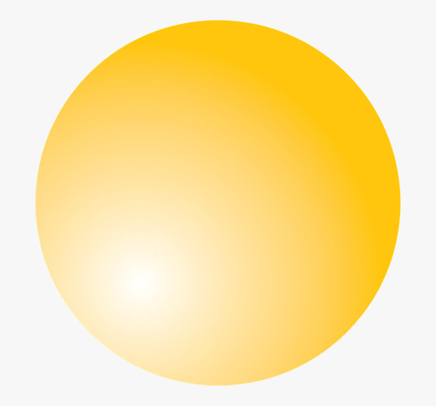 Yellow, Orb, Button, Circle, Round, Choose, Select - Benjamin Moore Fiesta Yellow, HD Png Download, Free Download